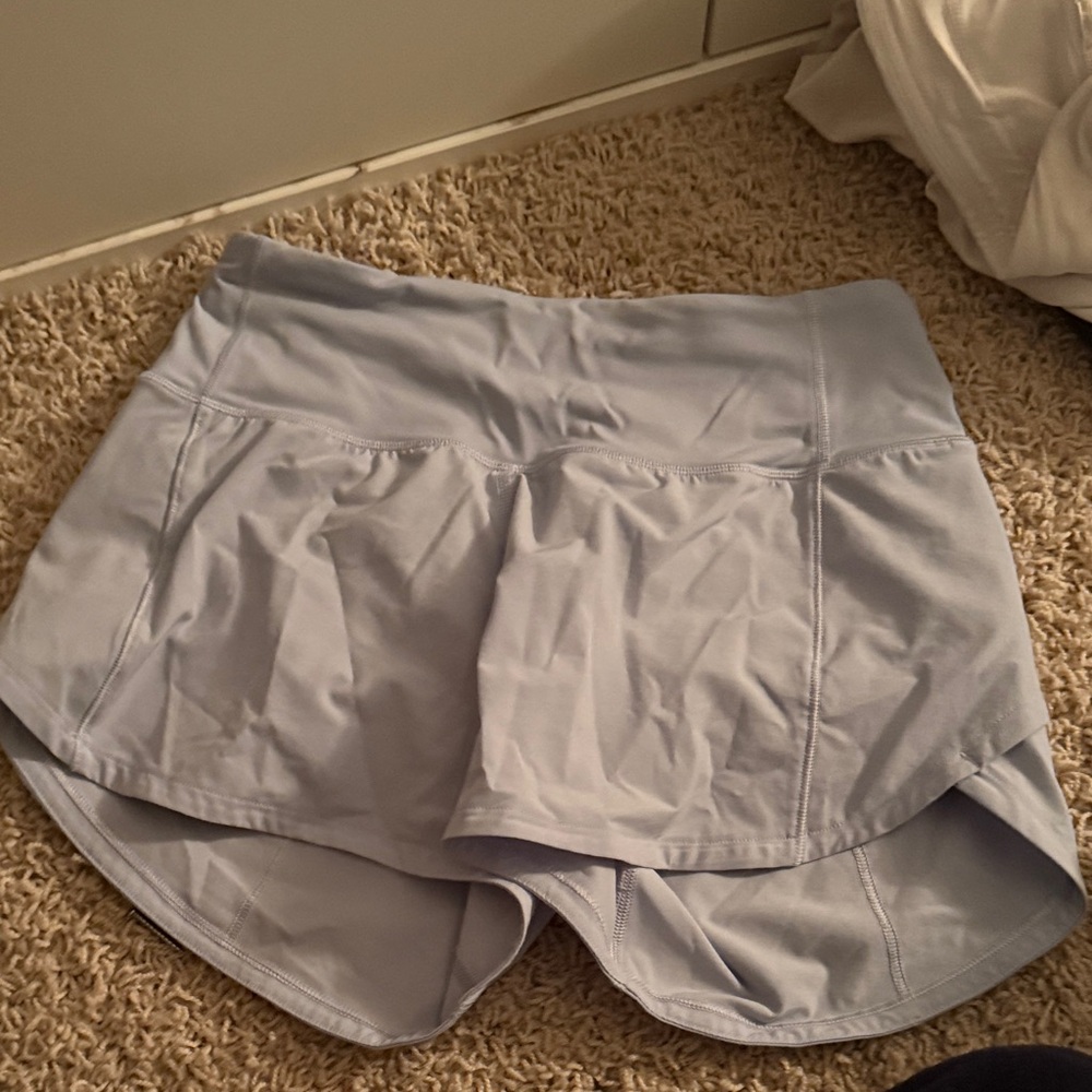 Lululemon Athletica Light Blue Athletic Shorts